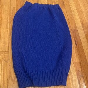 Kookai total blue sweater pencil skirt, made in France.